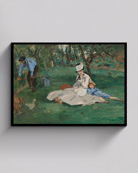 The Monet Family in Their Garden at Argenteuil
